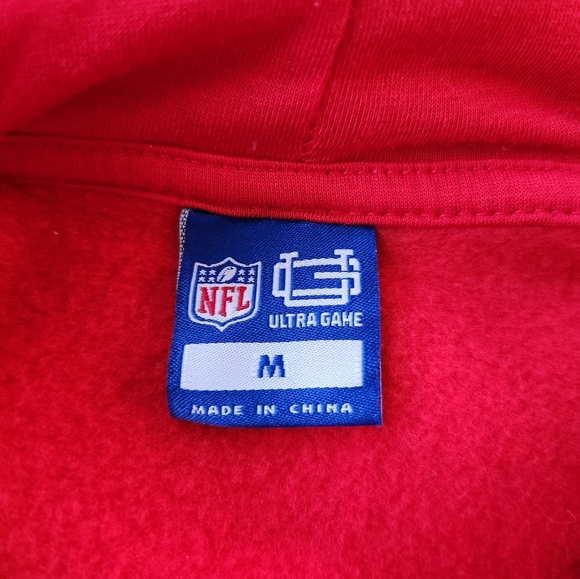 Kansas City Chiefs NFL Crop Top Hoodie Womens Size Medium - Picture 6 of 8